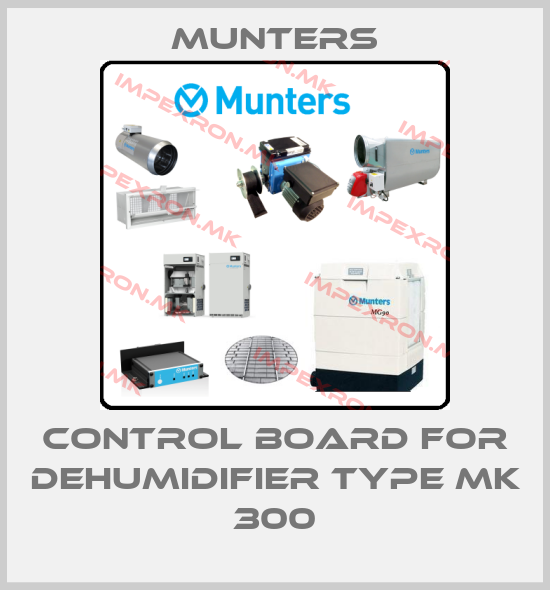 Munters-control board for dehumidifier Type MK 300price