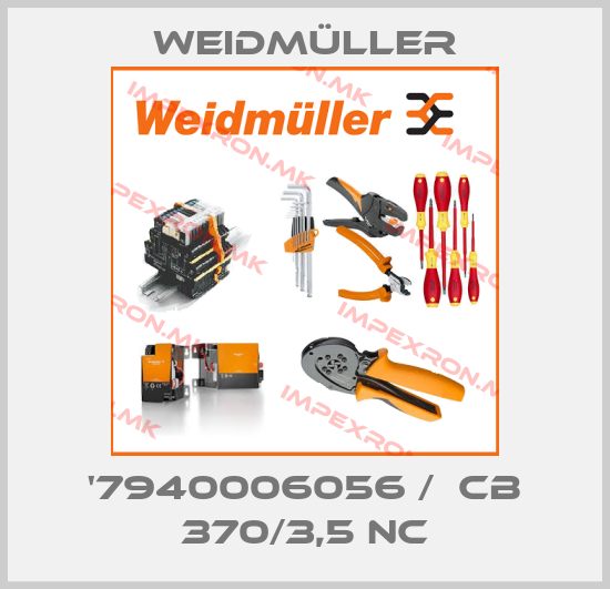 Weidmüller-'7940006056 /  CB 370/3,5 NCprice