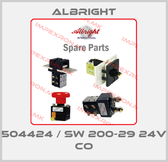 Albright-504424 / SW 200-29 24V COprice