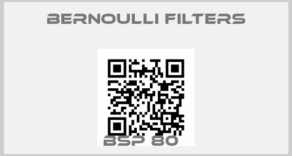 Bernoulli Filters-BSP 80  price