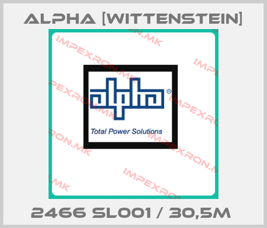 Alpha [Wittenstein]-2466 SL001 / 30,5m price