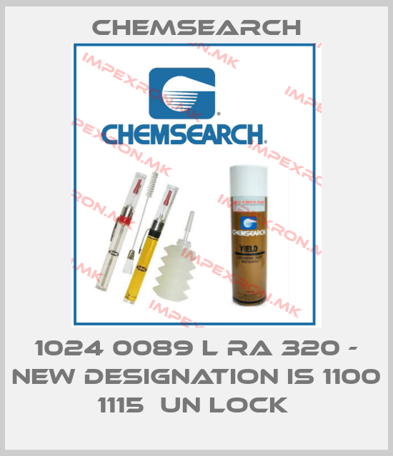 Chemsearch-1024 0089 L RA 320 - new designation is 1100 1115  UN Lock price