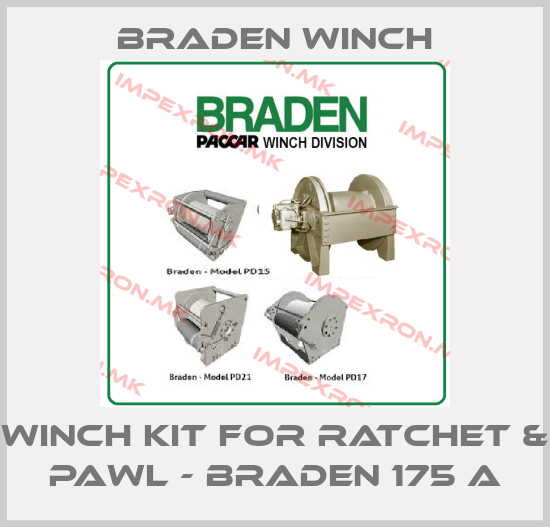 Braden Winch-WINCH KIT FOR RATCHET & PAWL - BRADEN 175 Aprice
