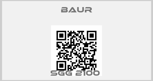 Baur-SGG 2100 price