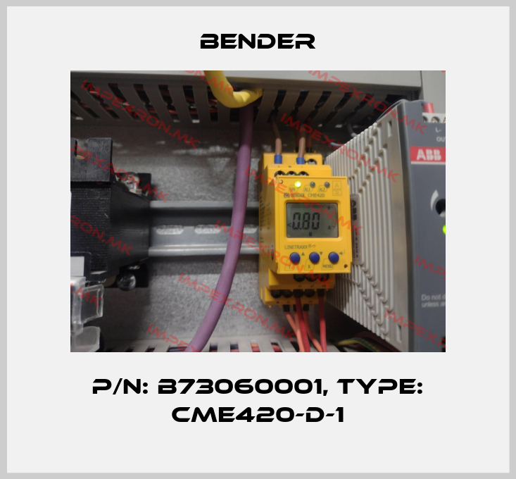 Bender-p/n: B73060001, Type: CME420-D-1price