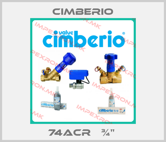 Cimberio-74ACR   ¾" price