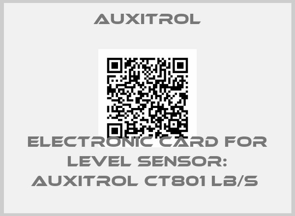 AUXITROL-Electronic card for level sensor: AUXITROL CT801 LB/S price