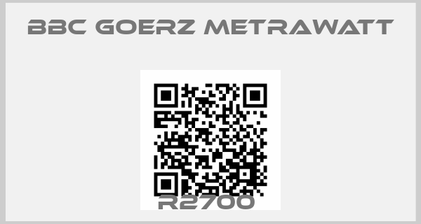 BBC Goerz Metrawatt-R2700 price