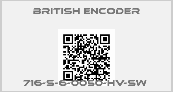 British Encoder-716-S-6-0050-HV-SW price
