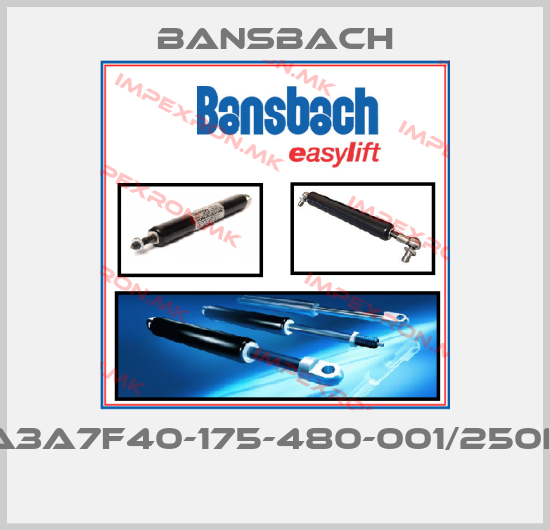 Bansbach-A3A7F40-175-480-001/250N price