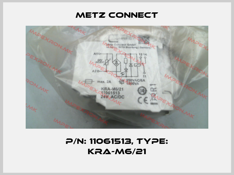 Metz Connect-P/N: 11061513, Type: KRA-M6/21price