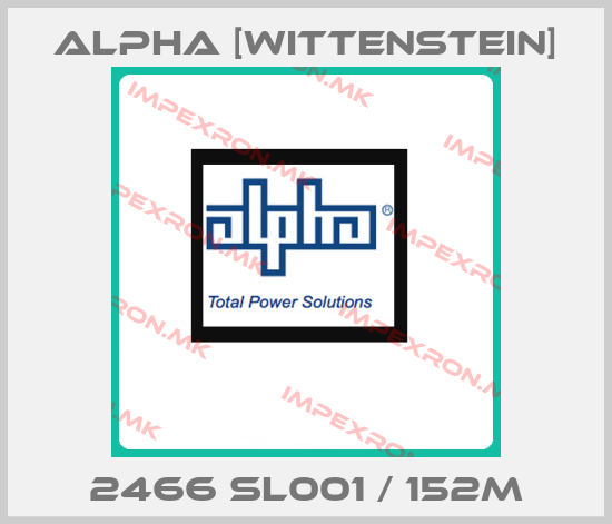 Alpha [Wittenstein]-2466 SL001 / 152mprice