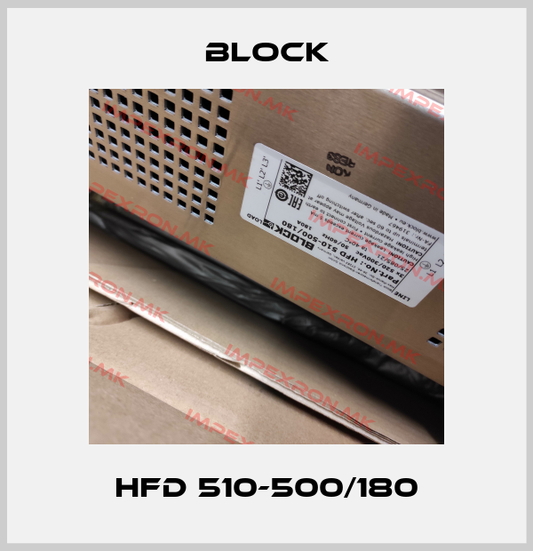Block-HFD 510-500/180price