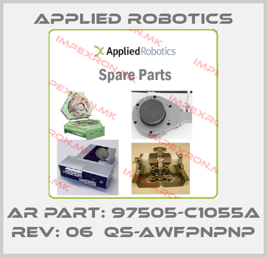 Applied Robotics-AR part: 97505-C1055A Rev: 06  QS-AWFPNPNPprice