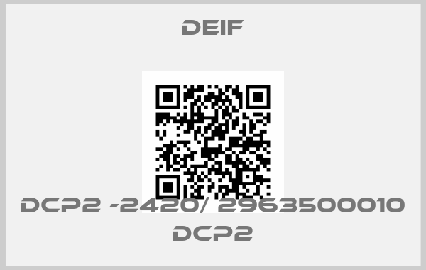 Deif-DCP2 -2420/ 2963500010 DCP2price