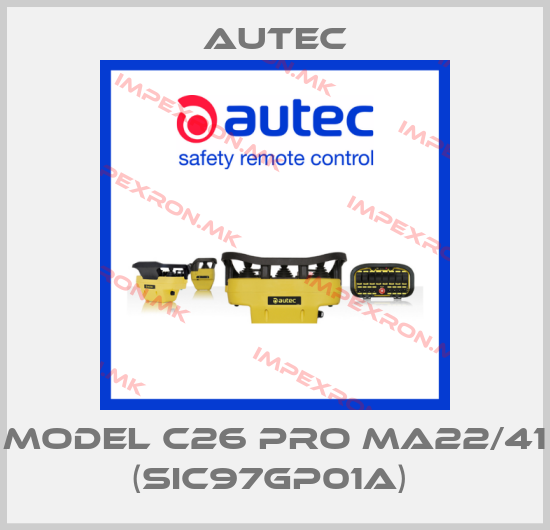 Autec-model C26 Pro MA22/41 (SIC97GP01A) price