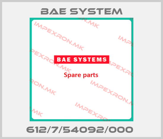 Bae System-612/7/54092/000 price