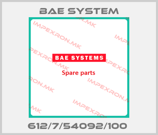 Bae System-612/7/54092/100 price