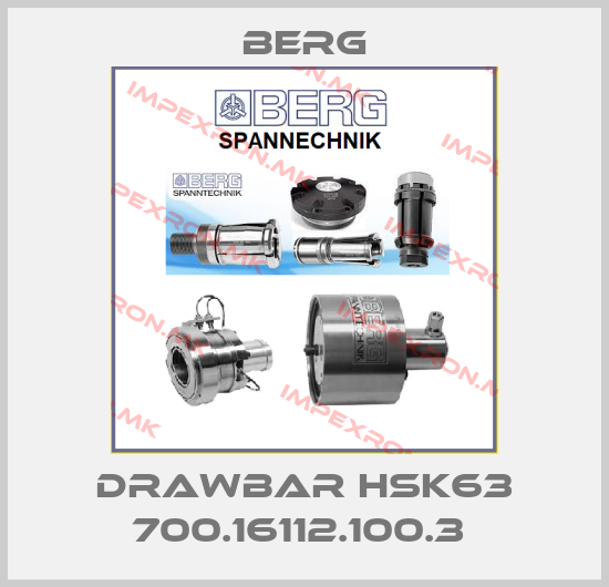 Berg-DRAWBAR HSK63 700.16112.100.3 price