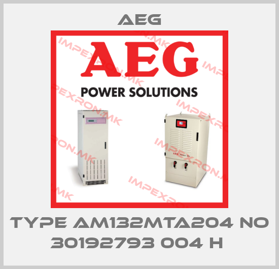 AEG-Type AM132MTA204 No 30192793 004 H price