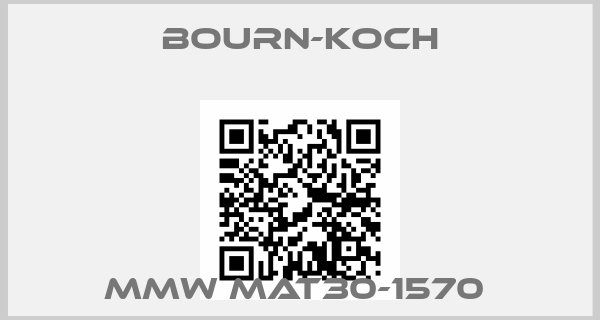 BOURN-KOCH-MMW MAT30-1570 price