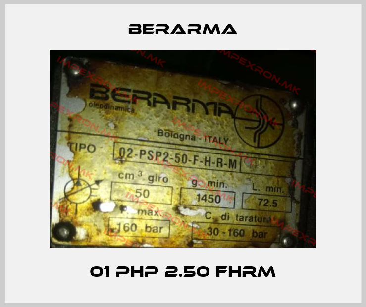 Berarma-01 PHP 2.50 FHRMprice