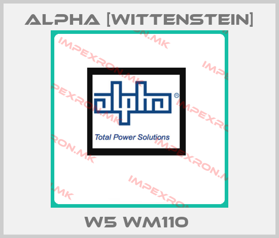 Alpha [Wittenstein]-W5 WM110 price