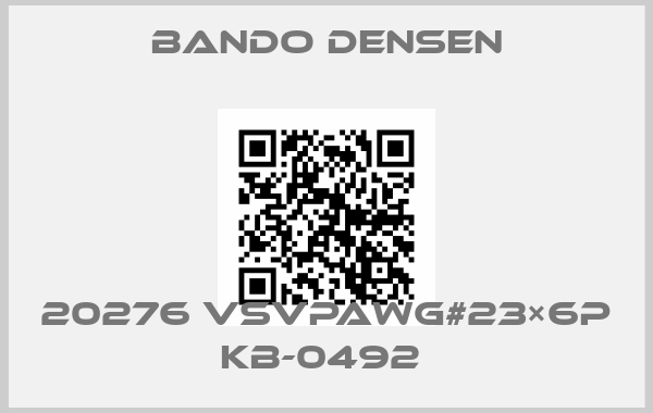Bando Densen-20276 VSVPAWG#23×6P KB-0492 price