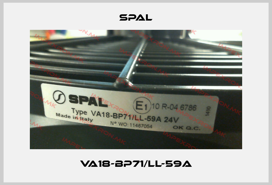 SPAL-VA18-BP71/LL-59Aprice