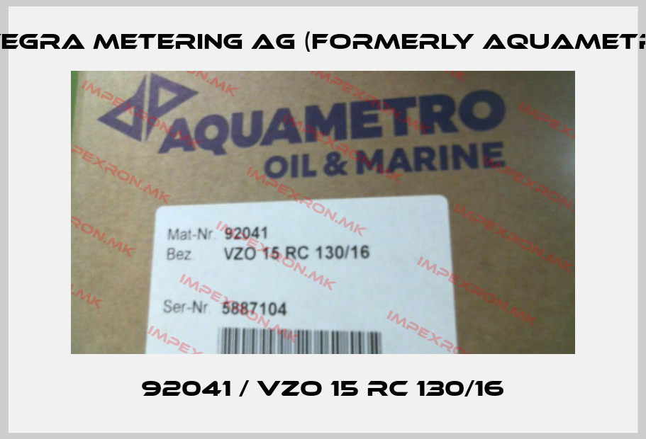 Integra Metering AG (formerly Aquametro)-92041 / VZO 15 RC 130/16price