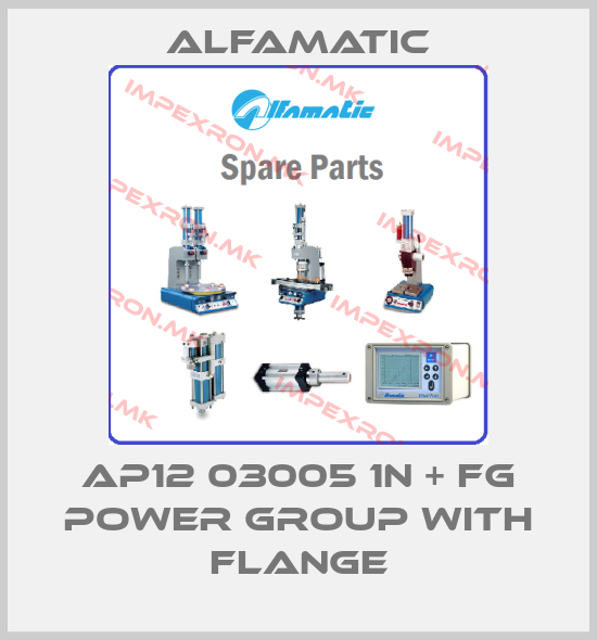 Alfamatic-AP12 03005 1N + FG power group with flangeprice