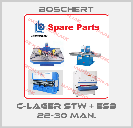 Boschert-C-Lager STW + ESB 22-30 man.price