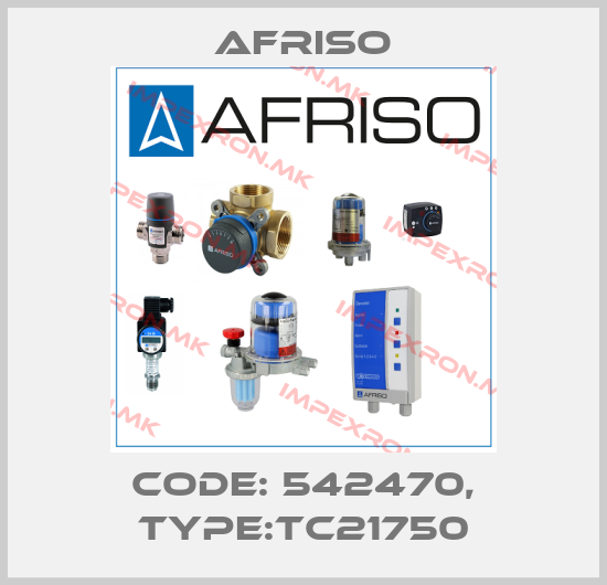 Afriso-Code: 542470, Type:TC21750price
