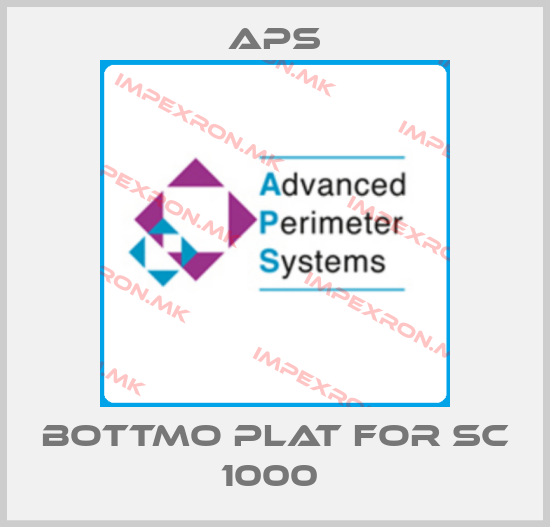 APS-bottmo plat for SC 1000 price