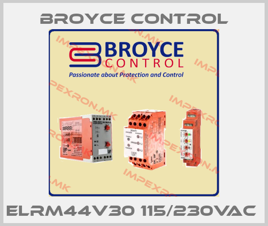 Broyce Control-ELRM44V30 115/230VAC price
