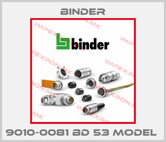 Binder-9010-0081 BD 53 MODEL price