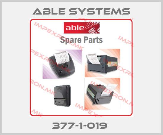 ABLE SYSTEMS-377-1-019 price