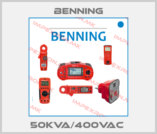 Benning-50kVA/400VAC price