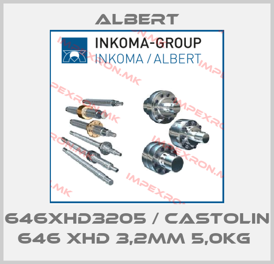Albert-646XHD3205 / Castolin 646 XHD 3,2mm 5,0kg price