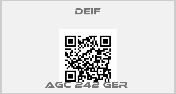 Deif-AGC 242 GER price