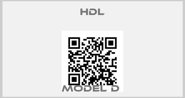 HDL-MODEL D price