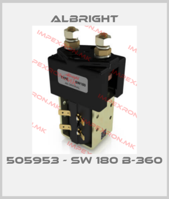 Albright-505953 - SW 180 B-360price