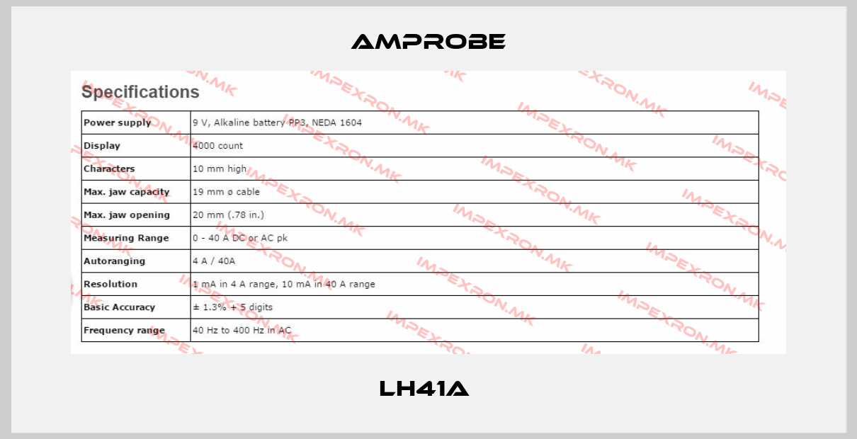 AMPROBE-LH41A price