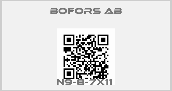 BOFORS AB-N9-8-7X11 price