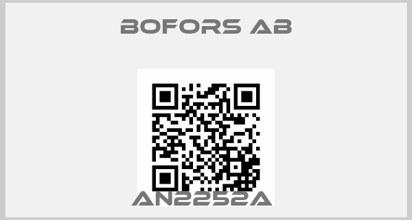 BOFORS AB-AN2252A price