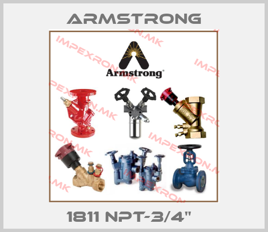 Armstrong-1811 NPT-3/4"  price
