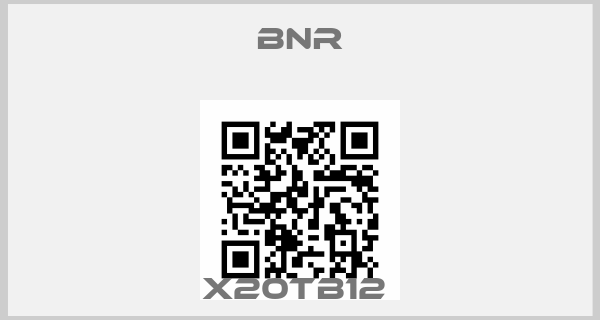 BNR-X20TB12 price