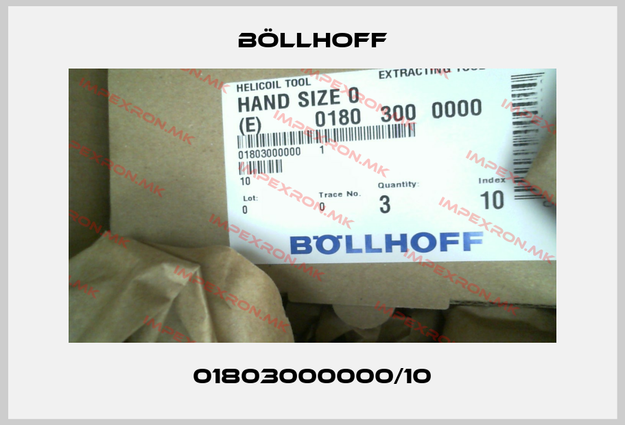 Böllhoff-01803000000/10price