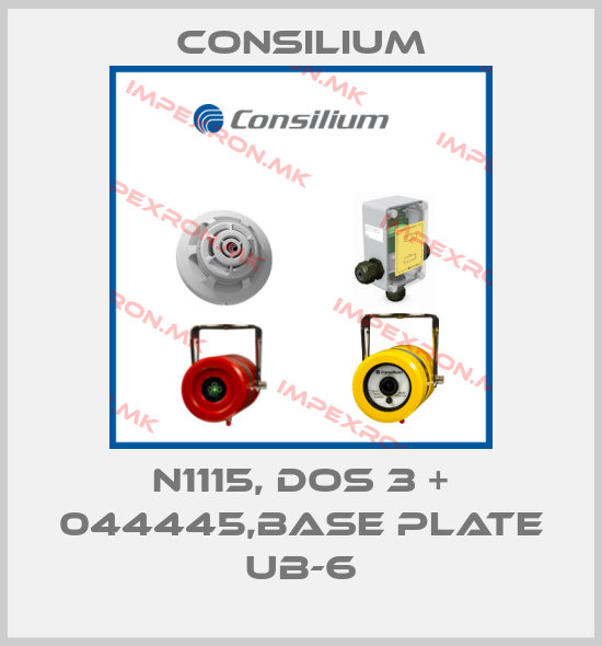 Consilium-N1115, DOS 3 + 044445,BASE PLATE UB-6price