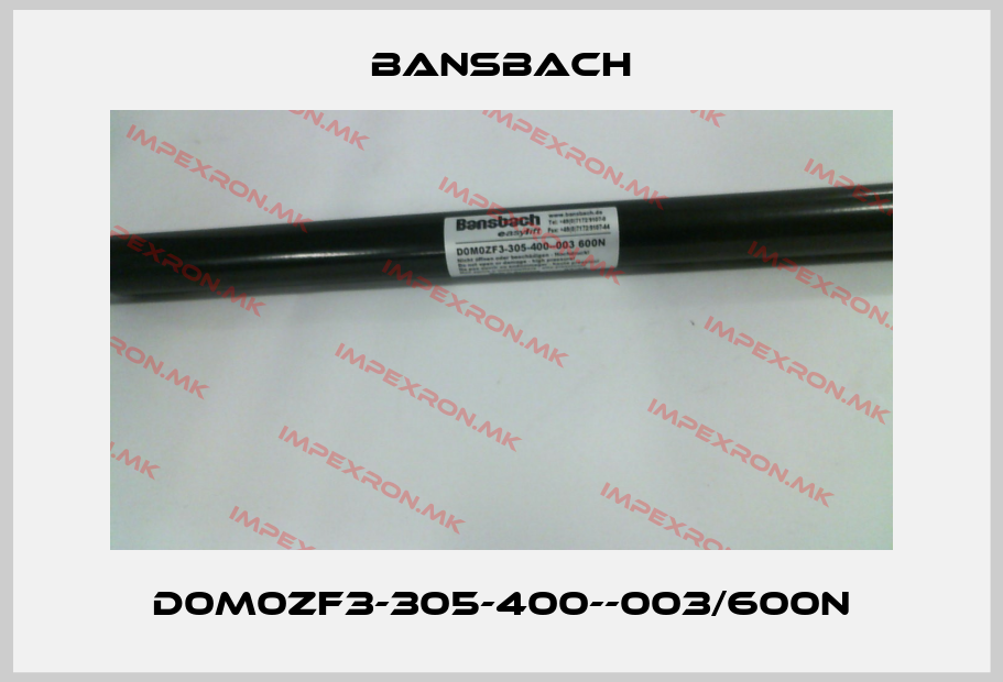 Bansbach-D0M0ZF3-305-400--003/600Nprice